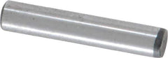 Value Collection - 3/16" Diam x 1" Pin Length Grade 8 Alloy Steel Standard Dowel Pin - C 50-58 Hardness, 7,200 Lb Breaking Strength, 1 Beveled & 1 Rounded End - Apex Tool & Supply