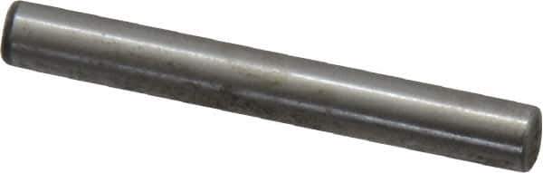 Value Collection - 3/16" Diam x 1-1/2" Pin Length Grade 8 Alloy Steel Standard Dowel Pin - C 50-58 Hardness, 7,200 Lb Breaking Strength, 1 Beveled & 1 Rounded End - Apex Tool & Supply