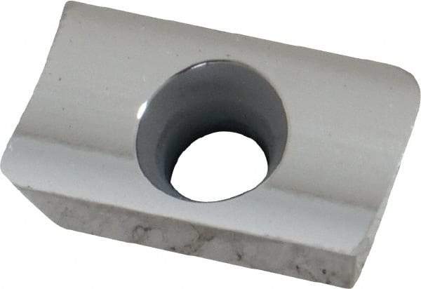 Kyocera - APET160416 Grade KW10 Carbide Milling Insert - Uncoated, 3/16" Thick, 3/8" Inscribed Circle, 0.06" Corner Radius - Apex Tool & Supply