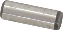Value Collection - 1/4" Diam x 3/4" Pin Length Grade 8 Alloy Steel Standard Dowel Pin - C 50-58 Hardness, 12,800 Lb Breaking Strength, 1 Beveled & 1 Rounded End - Apex Tool & Supply