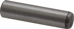Value Collection - 1/4" Diam x 1" Pin Length Grade 8 Alloy Steel Standard Dowel Pin - C 50-58 Hardness, 12,800 Lb Breaking Strength, 1 Beveled & 1 Rounded End - Apex Tool & Supply