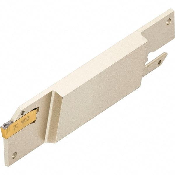 Iscar - 4" Groove Width, Right Hand Cut, DGFH Indexable Grooving Blade - DGN-UT/UA, DGN/DGNC/DGNM-C, DGN/DGNM-J/JS/JT, DGR/L-C DGRC/LC-C, DGR/L-J/JS Insert Style, Series Do-Grip - Apex Tool & Supply