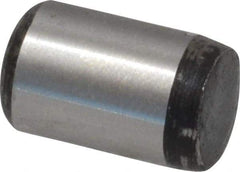 Value Collection - 5/16" Diam x 1/2" Pin Length Grade 8 Alloy Steel Standard Dowel Pin - C 50-58 Hardness, 20,000 Lb Breaking Strength, 1 Beveled & 1 Rounded End - Apex Tool & Supply