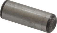 Value Collection - 5/16" Diam x 7/8" Pin Length Grade 8 Alloy Steel Standard Dowel Pin - C 50-58 Hardness, 20,000 Lb Breaking Strength, 1 Beveled & 1 Rounded End - Apex Tool & Supply