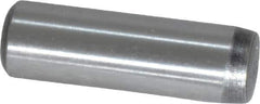 Value Collection - 5/16" Diam x 1" Pin Length Grade 8 Alloy Steel Standard Dowel Pin - C 50-58 Hardness, 20,000 Lb Breaking Strength, 1 Beveled & 1 Rounded End - Apex Tool & Supply