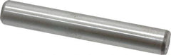 Value Collection - 3/8" Diam x 2-1/2" Pin Length Grade 8 Alloy Steel Standard Dowel Pin - C 50-58 Hardness, 28,700 Lb Breaking Strength, 1 Beveled & 1 Rounded End - Apex Tool & Supply
