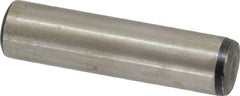 Value Collection - 7/16" Diam x 1-3/4" Pin Length Grade 8 Alloy Steel Standard Dowel Pin - C 50-58 Hardness, 39,100 Lb Breaking Strength, 1 Beveled & 1 Rounded End - Apex Tool & Supply
