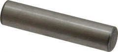 Value Collection - 7/16" Diam x 2" Pin Length Grade 8 Alloy Steel Standard Dowel Pin - C 50-58 Hardness, 39,100 Lb Breaking Strength, 1 Beveled & 1 Rounded End - Apex Tool & Supply