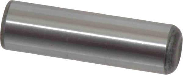 Value Collection - 1/2" Diam x 1-3/4" Pin Length Grade 8 Alloy Steel Standard Dowel Pin - C 50-58 Hardness, 51,000 Lb Breaking Strength, 1 Beveled & 1 Rounded End - Apex Tool & Supply
