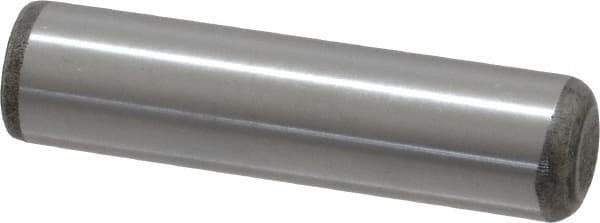 Value Collection - 1/2" Diam x 2" Pin Length Grade 8 Alloy Steel Standard Dowel Pin - C 50-58 Hardness, 51,000 Lb Breaking Strength, 1 Beveled & 1 Rounded End - Apex Tool & Supply