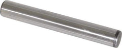 Value Collection - 1/2" Diam x 3-1/2" Pin Length Grade 8 Alloy Steel Standard Dowel Pin - C 50-58 Hardness, 51,000 Lb Breaking Strength, 1 Beveled & 1 Rounded End - Apex Tool & Supply