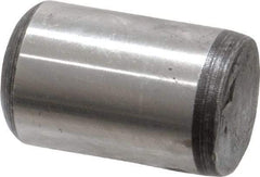 Value Collection - 5/8" Diam x 1" Pin Length Grade 8 Alloy Steel Standard Dowel Pin - C 50-58 Hardness, 79,800 Lb Breaking Strength, 1 Beveled & 1 Rounded End - Apex Tool & Supply