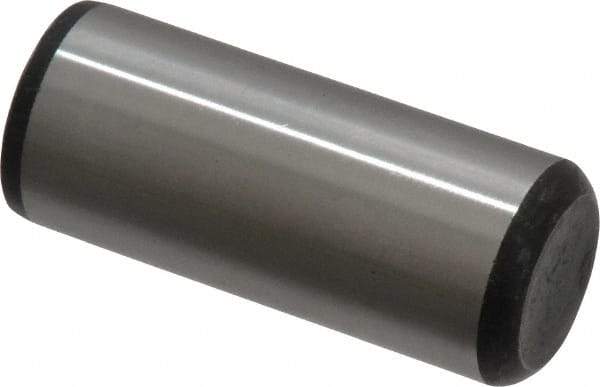 Value Collection - 5/8" Diam x 1-1/2" Pin Length Grade 8 Alloy Steel Standard Dowel Pin - C 50-58 Hardness, 79,800 Lb Breaking Strength, 1 Beveled & 1 Rounded End - Apex Tool & Supply