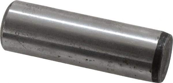 Value Collection - 5/8" Diam x 2" Pin Length Grade 8 Alloy Steel Standard Dowel Pin - C 50-58 Hardness, 79,800 Lb Breaking Strength, 1 Beveled & 1 Rounded End - Apex Tool & Supply