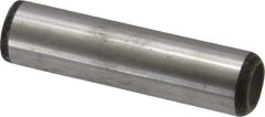 Value Collection - 5/8" Diam x 2-1/2" Pin Length Grade 8 Alloy Steel Standard Dowel Pin - C 50-58 Hardness, 79,800 Lb Breaking Strength, 1 Beveled & 1 Rounded End - Apex Tool & Supply