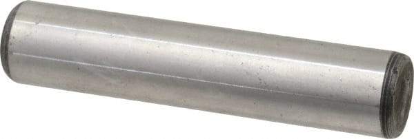 Value Collection - 5/8" Diam x 3" Pin Length Grade 8 Alloy Steel Standard Dowel Pin - C 50-58 Hardness, 79,800 Lb Breaking Strength, 1 Beveled & 1 Rounded End - Apex Tool & Supply
