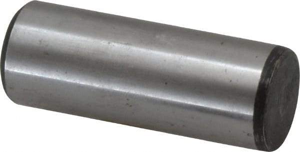 Value Collection - 3/4" Diam x 2" Pin Length Grade 8 Alloy Steel Standard Dowel Pin - C 50-58 Hardness, 114,000 Lb Breaking Strength, 1 Beveled & 1 Rounded End - Apex Tool & Supply
