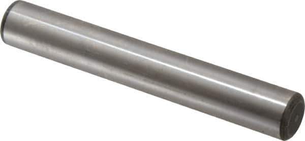 Value Collection - 3/4" Diam x 5" Pin Length Grade 8 Alloy Steel Standard Dowel Pin - C 50-58 Hardness, 114,000 Lb Breaking Strength, 1 Beveled & 1 Rounded End - Apex Tool & Supply