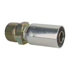 Eaton - 1-11-1/2 NPT Straight Hydraulic Hose Fitting - 3/4" Hose Diam - Apex Tool & Supply