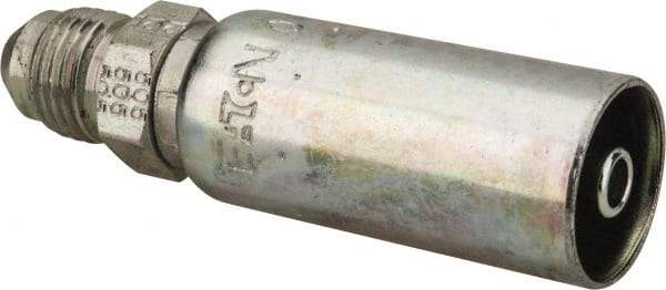 Eaton - 1/2-20 SAE Straight Hydraulic Hose Fitting - 1/4" Hose Diam - Apex Tool & Supply