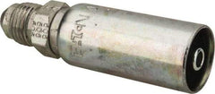 Eaton - 1/2-20 SAE Straight Hydraulic Hose Fitting - 1/4" Hose Diam - Apex Tool & Supply