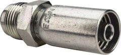 Eaton - 7/8-14 SAE Straight Hydraulic Hose Fitting - 3/8" Hose Diam - Apex Tool & Supply