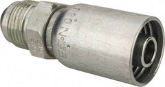 Eaton - 7/8-14 SAE Straight Hydraulic Hose Fitting - 1/2" Hose Diam - Apex Tool & Supply
