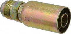 Eaton - 1-1/16-12 SAE Straight Hydraulic Hose Fitting - 3/4" Hose Diam - Apex Tool & Supply