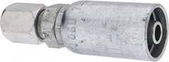 Eaton - 1/2-20 Thread Straight Hydraulic Hose Fitting - 1/4" Hose Diam - Apex Tool & Supply