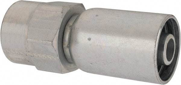 Eaton - 1/2-14 Thread Straight Hydraulic Hose Fitting - 1/2" Hose Diam - Apex Tool & Supply