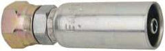 Eaton - 1/4-18 Thread Straight Hydraulic Hose Fitting - 1/4" Hose Diam - Apex Tool & Supply
