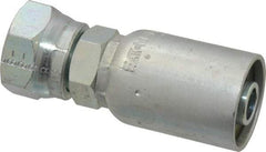 Eaton - 1/2-14 Thread Straight Hydraulic Hose Fitting - 1/2" Hose Diam - Apex Tool & Supply