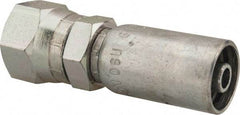 Eaton - 7/8-14 SAE Straight Hydraulic Hose Fitting - 3/8" Hose Diam - Apex Tool & Supply