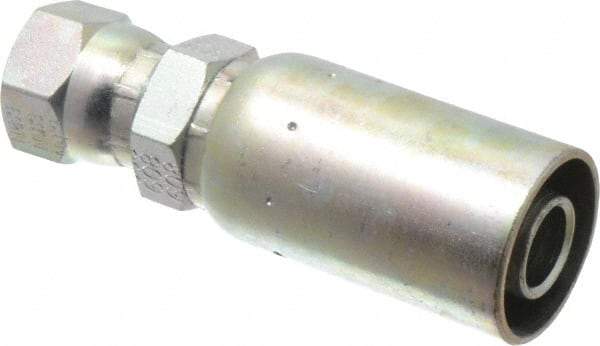 Eaton - 3/4-16 SAE Straight Hydraulic Hose Fitting - 5/8" Hose Diam - Apex Tool & Supply