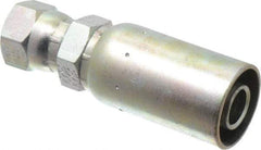 Eaton - 3/4-16 SAE Straight Hydraulic Hose Fitting - 5/8" Hose Diam - Apex Tool & Supply
