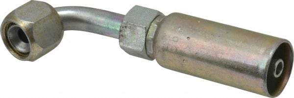 Eaton - 1/2-20 SAE Hydraulic Hose Elbow - 1/4" Hose Diam - Apex Tool & Supply