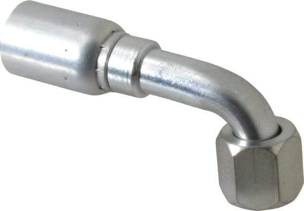 Eaton - 7/8-14 SAE Hydraulic Hose Elbow - 1/2" Hose Diam - Apex Tool & Supply