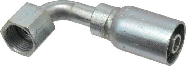 Eaton - 13/16-16 Thread Hydraulic Hose Elbow - 1/2" Hose Diam - Apex Tool & Supply