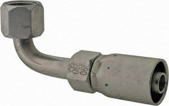 Eaton - 9/16-18 SAE Hydraulic Hose Elbow - 3/8" Hose Diam - Apex Tool & Supply
