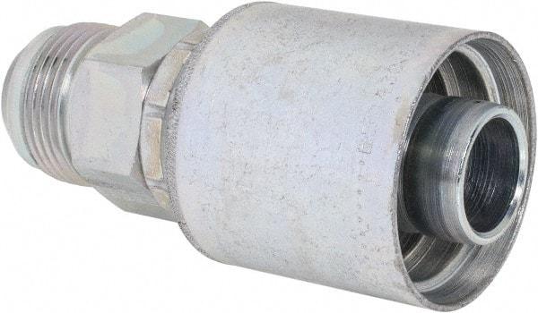 Eaton - 1 - 5/16-12 SAE Straight Hydraulic Hose Fitting - 1" Hose Diam - Apex Tool & Supply