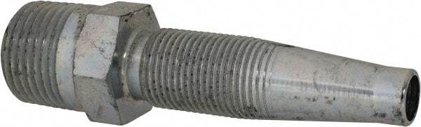 Eaton - 3/8-18 Thread Straight Hydraulic Hose Fitting - 3/8" Hose Diam - Apex Tool & Supply