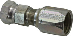 Eaton - 1-5/16-12 SAE Straight Hydraulic Hose Fitting - 1" Hose Diam - Apex Tool & Supply