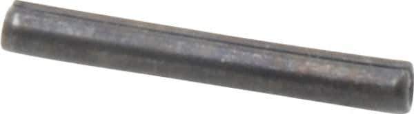 Made in USA - 3/32" Diam x 3/4" Long Slotted Spring Pin - Grade 1070-1090 Alloy Steel, Black Oxide Finish - Apex Tool & Supply