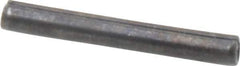Made in USA - 3/32" Diam x 3/4" Long Slotted Spring Pin - Grade 1070-1090 Alloy Steel, Black Oxide Finish - Apex Tool & Supply
