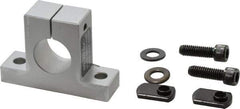80/20 Inc. - 3 Inch Wide x 2-1/8 Inch High x 7/8 Inch Deep Single Horizontal Base - 1.004 Inch Hole x 0.328 Inch Bolt Hole Diameter - Apex Tool & Supply