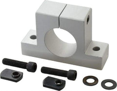 80/20 Inc. - 3-7/8 Inch Wide x 2-1/2 Inch High x 1-1/8 Inch Deep Single Horizontal Base - 1.505 Inch Hole x 0.328 Inch Bolt Hole Diameter - Apex Tool & Supply