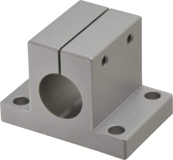 80/20 Inc. - 1-1/2 Inch Wide x 2-1/8 Inch High x 3 Inch Deep Double Horizontal Base - 1.004 Inch Hole x 0.328 Inch Bolt Hole Diameter - Apex Tool & Supply