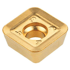 Iscar - QDMT120532 M Grade IC330 Carbide Milling Insert - TiCN/TiN Finish, 5mm Thick, 1/8" Corner Radius - Apex Tool & Supply