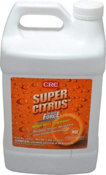 CRC - 1 Gal Bottle Cleaner/Degreaser - Liquid, Citrus - Apex Tool & Supply