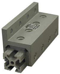 80/20 Inc. - 1-5/8" Wide, 1.968" High, Open Shelving Accessory/Component - Aluminum, 4" Long, 4" Deep, Use with Series 10 - 1010 Extrusion - Apex Tool & Supply